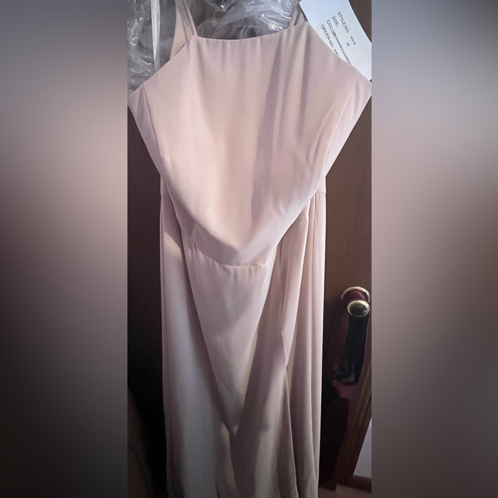 Chiffon bridesmaid dress in Cream colour
